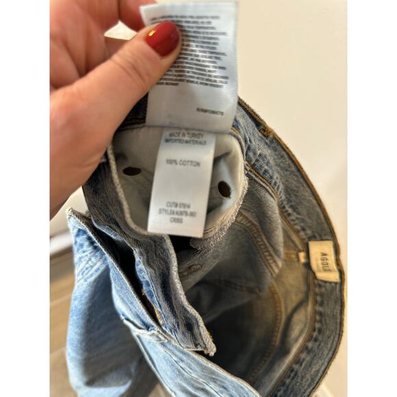 Agolde arc crossover waist straight leg jean -27 - Picture 5 of 5